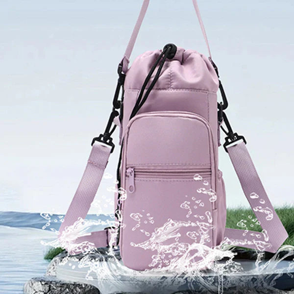 Water Bottle Bag with Phone Pocket