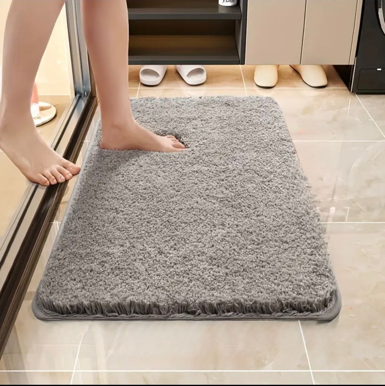 Winter Sun Plush Bathroom Mat