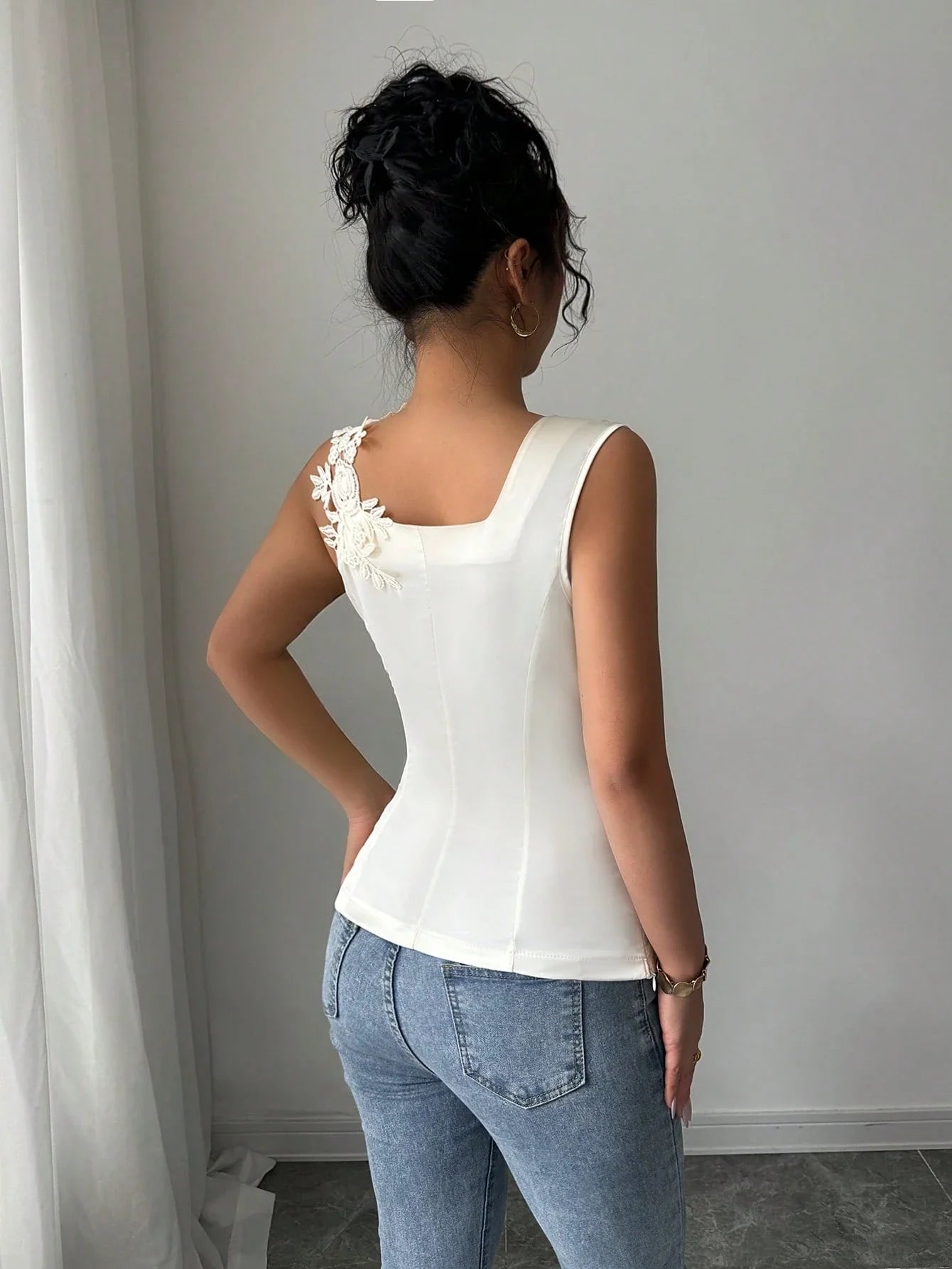 Elegant Satin Lace Camisole