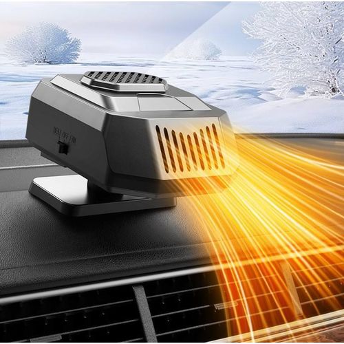 2-in-1 portable car heater with 360° rotation