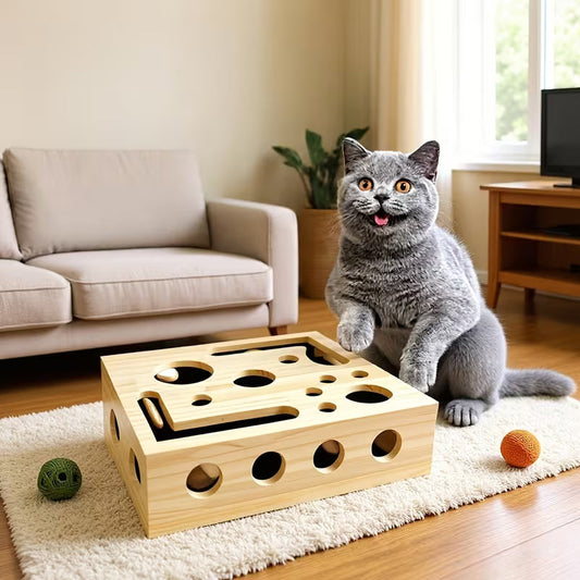 Interactive Cat Nail Grinder & Scratcher