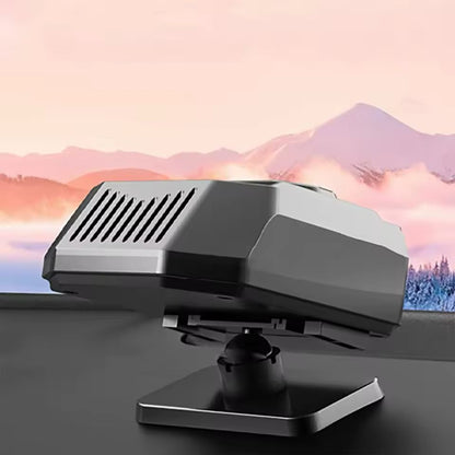 2-in-1 portable car heater with 360° rotation