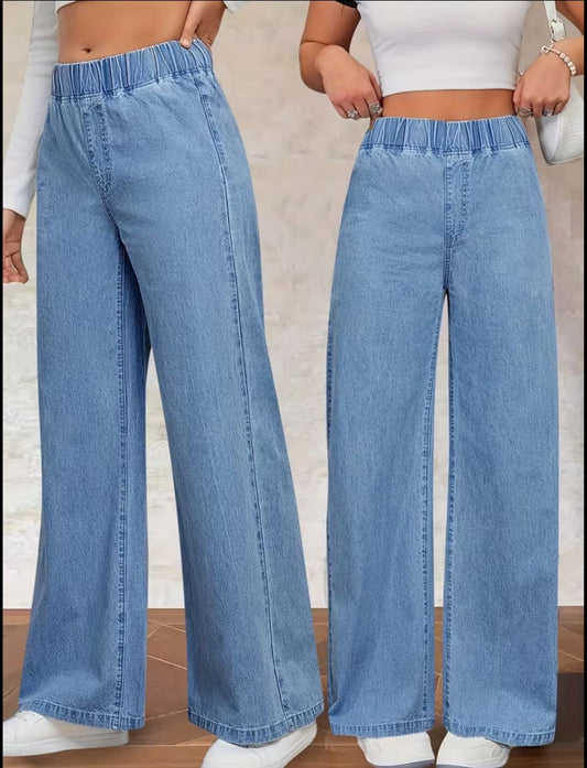 Women’s High-Waisted Wide-Leg Jeans