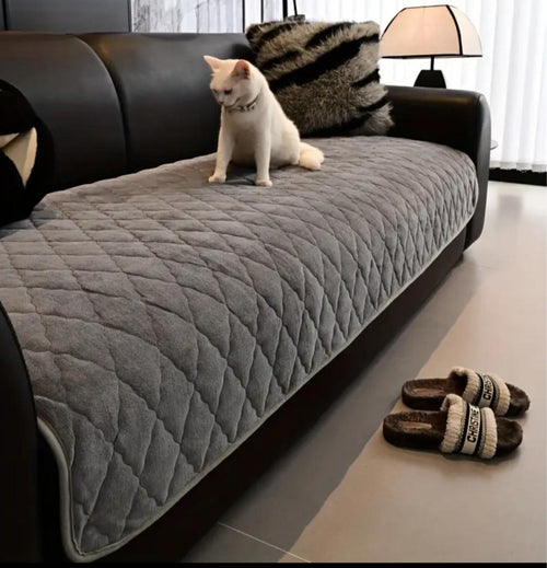 Multi-Colored Quilted Sofa Cushion