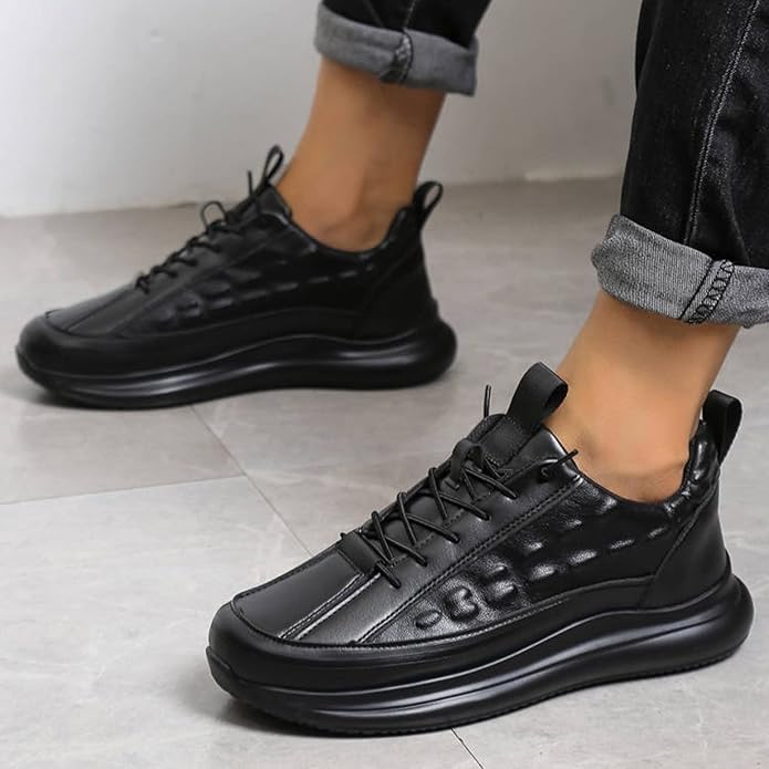 Men's Casual Cowhide Air Cushion Shoes