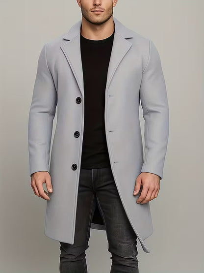 Men’s Tweed Trench Coat