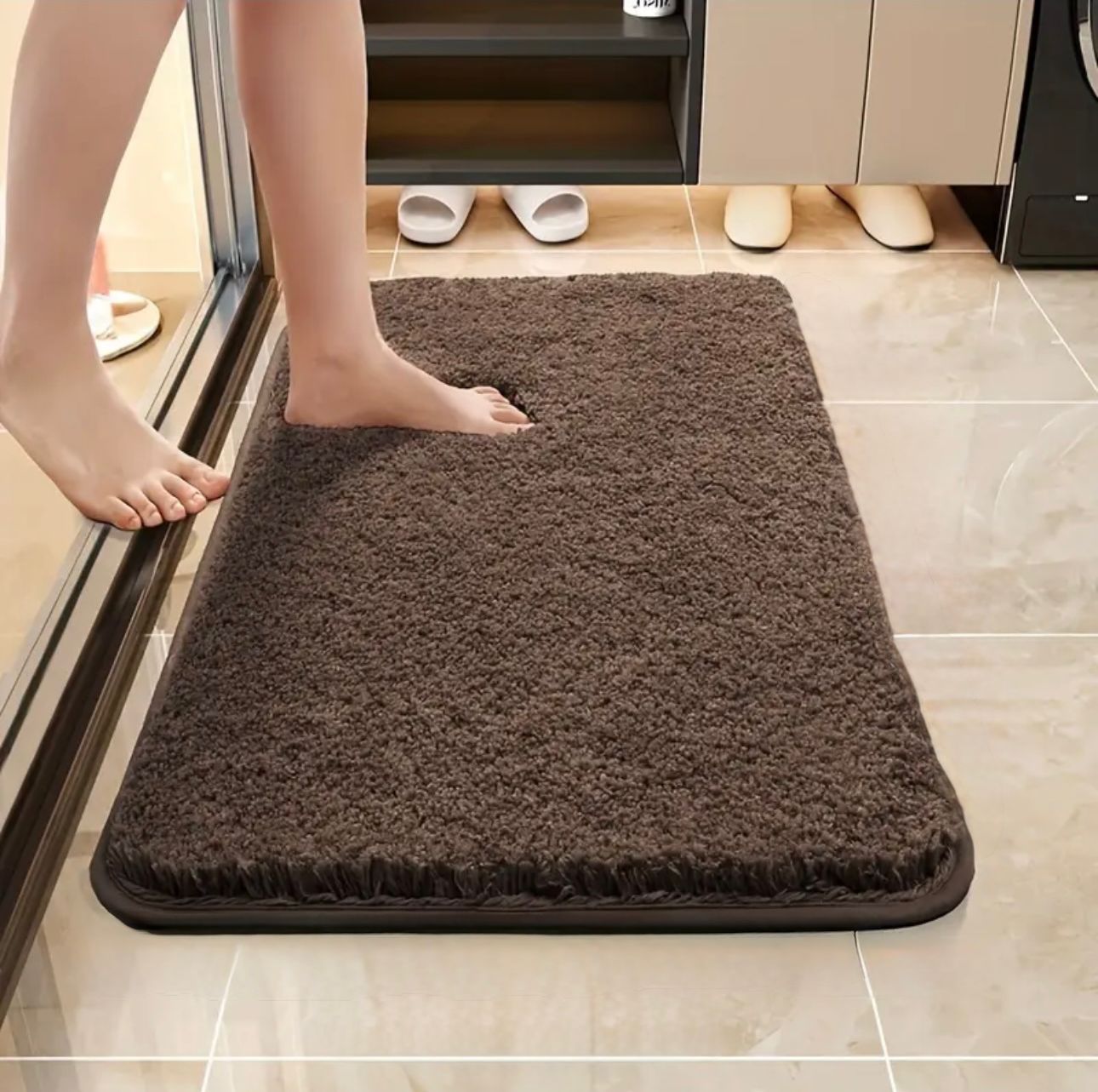Winter Sun Plush Bathroom Mat