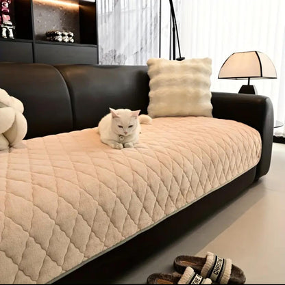 Multi-Colored Quilted Sofa Cushion