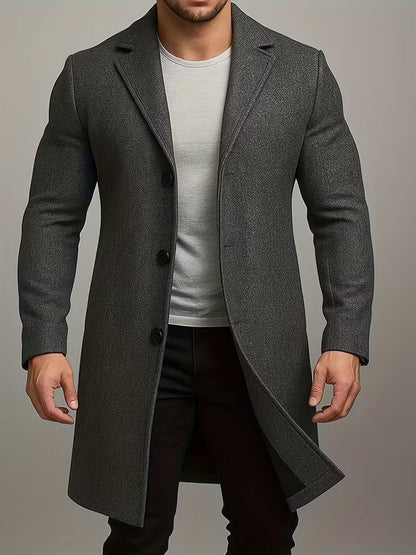 Men’s Tweed Trench Coat