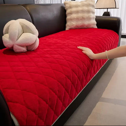 Multi-Colored Quilted Sofa Cushion