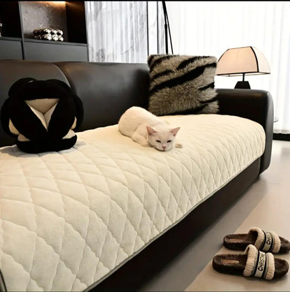 Multi-Colored Quilted Sofa Cushion